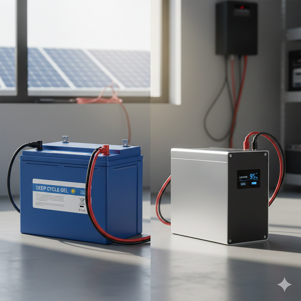 Güneş Enerjisinde Akü Seçimi: Jel Akü mü Lityum Akü mü?