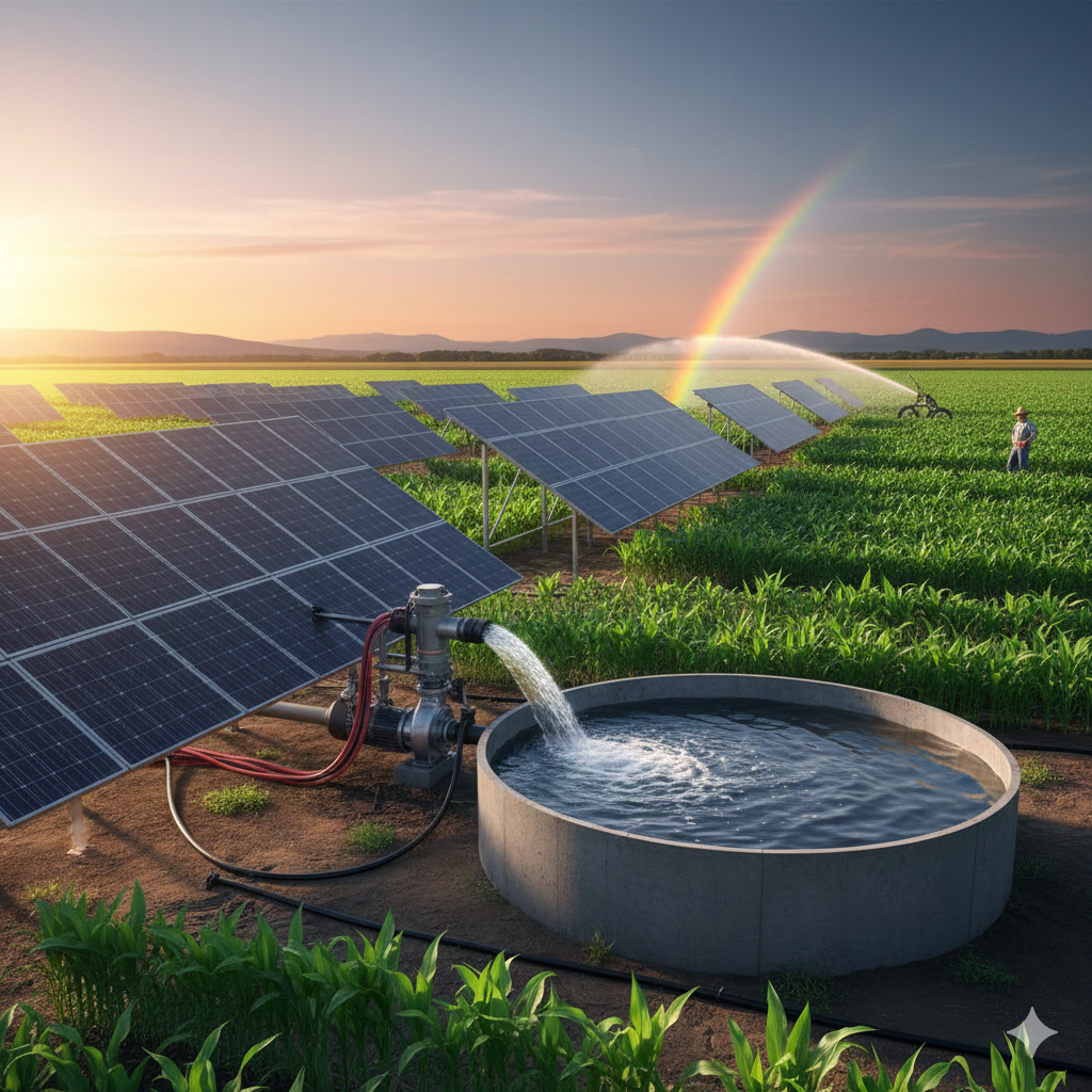 Tarımsal Sulama İçin Güneş Enerjisi Sistemi Kurulumu